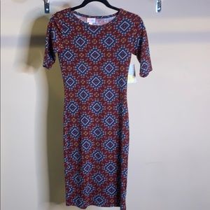 Brand New LuLaRoe Julia Dress XXS